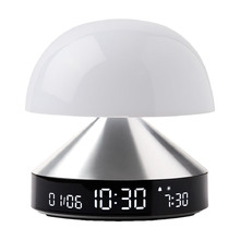 Lexon Mina Alarm Clock with LED Touch Lamp